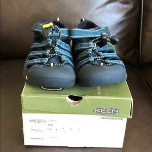 Toddler Navy Blue Keen Newport H2. US 11.